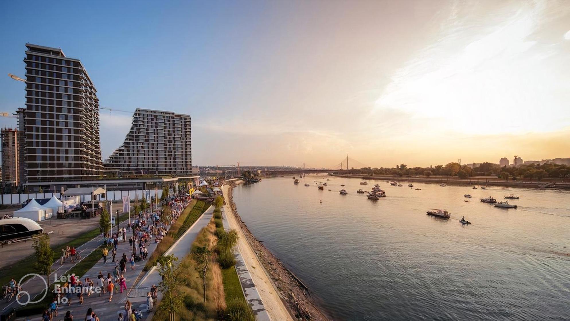 Beldorado Apartments - Belgrade Waterfront Luxury Emerald Apartment 60M2 ภายนอก รูปภาพ